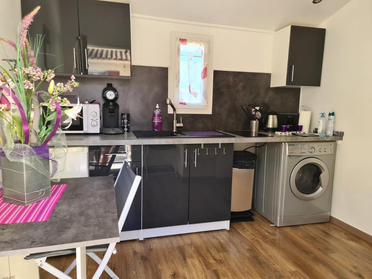 Appartements Dans Villa Privee Avec Piscine, Jardin, Parking Clos, Wifi, Climatisation Meyreuil Exterior foto