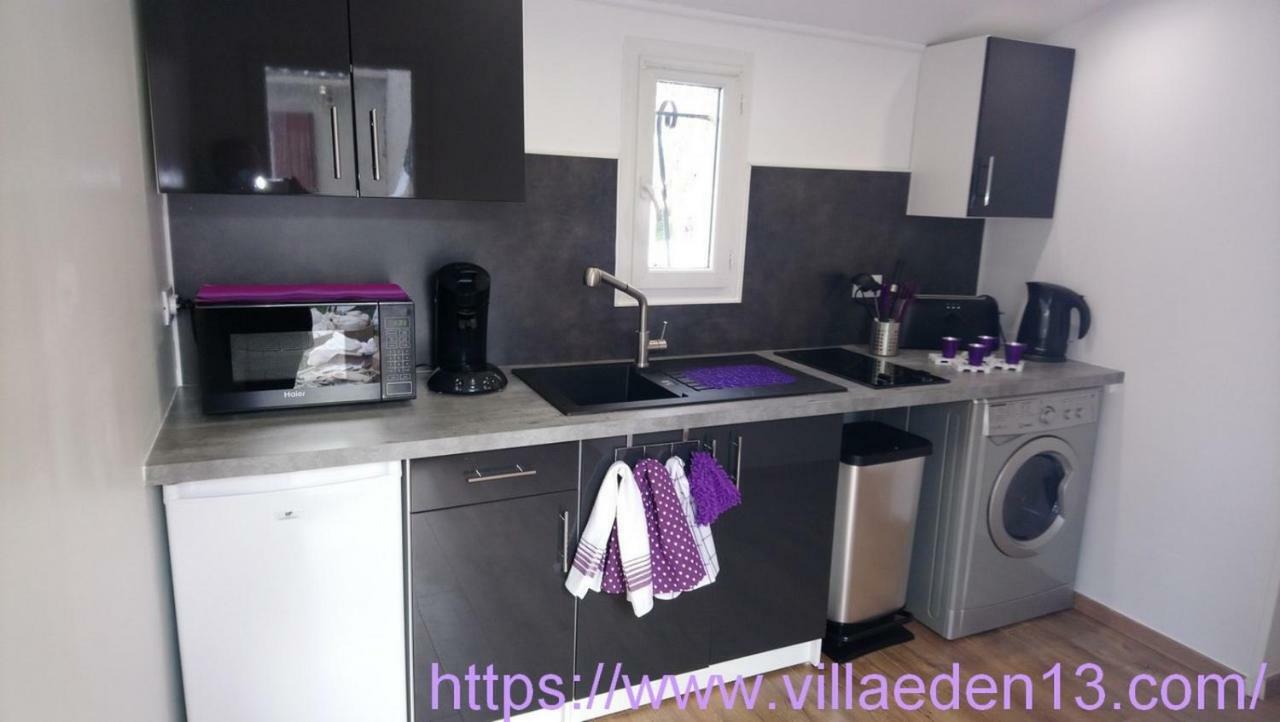 Appartements Dans Villa Privee Avec Piscine, Jardin, Parking Clos, Wifi, Climatisation Meyreuil Exterior foto